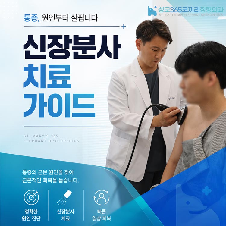 종암동 정형외과 신장분사 치료의 특징과 치료 과정 한눈에 알아보기
